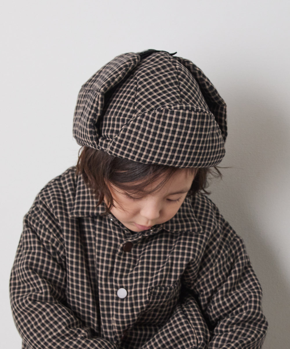 チェック柄中綿フライトキャップ – 株式会社palette