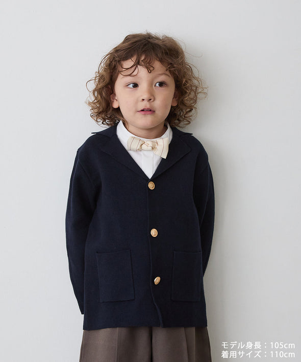 ミラノリブニットブレザー