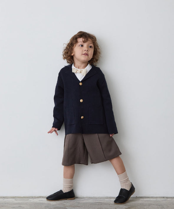 ミラノリブニットブレザー