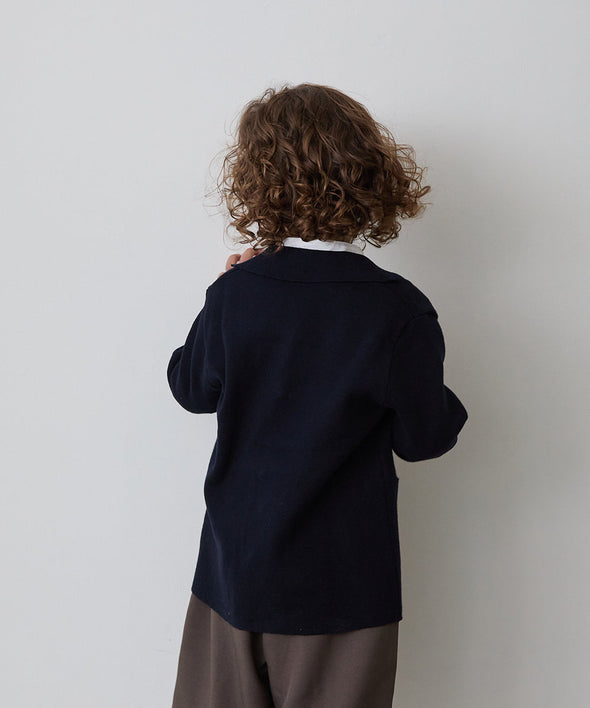 ミラノリブニットブレザー