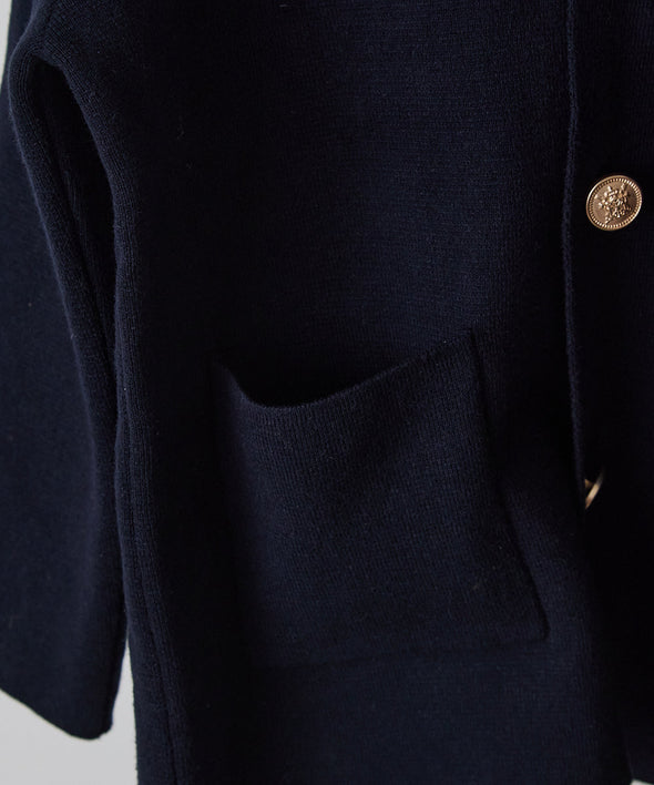 ミラノリブニットブレザー