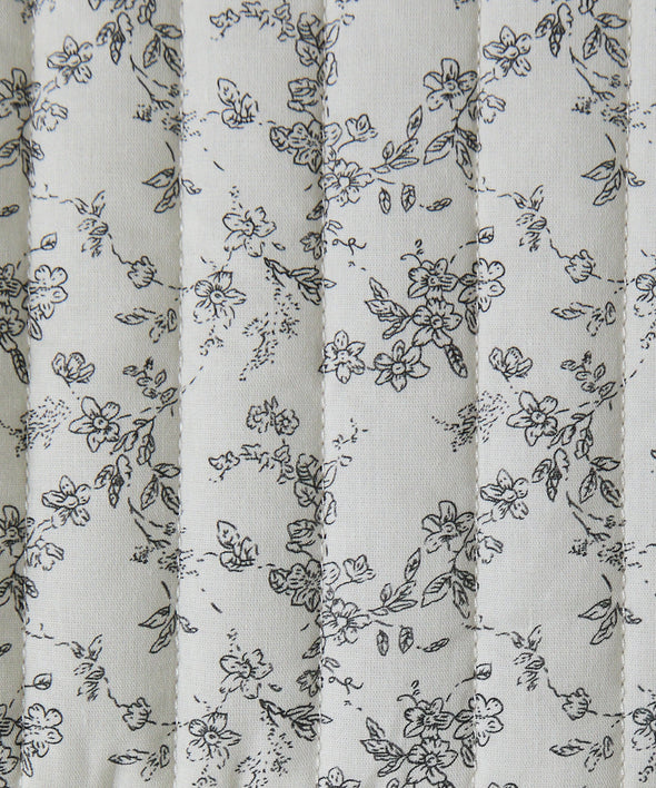 【リンクコーデ】ベビーキルティング花柄ジャケット