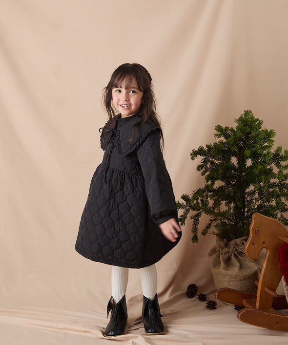 【リンクコーデ】キルティングワンピース