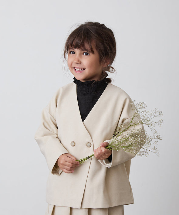 シャーリングカラープルオーバー（MOMとお揃い）