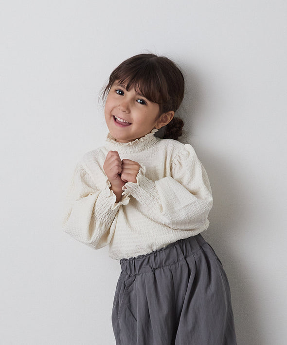 シャーリングカラープルオーバー（MOMとお揃い）