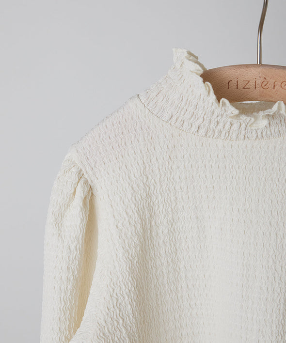 シャーリングカラープルオーバー（MOMとお揃い）