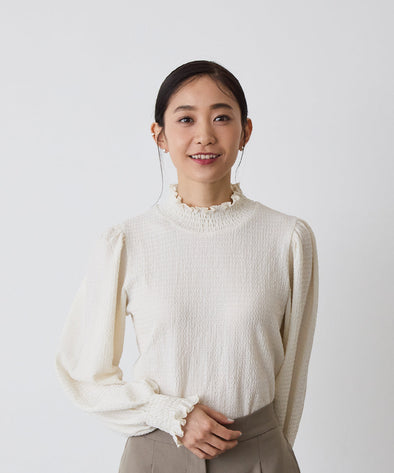 MOM:シャーリングカラープルオーバー(KIDSとお揃い)