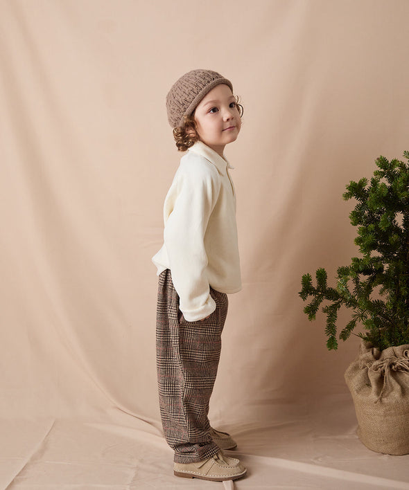 ふんわりあったかポロシャツ