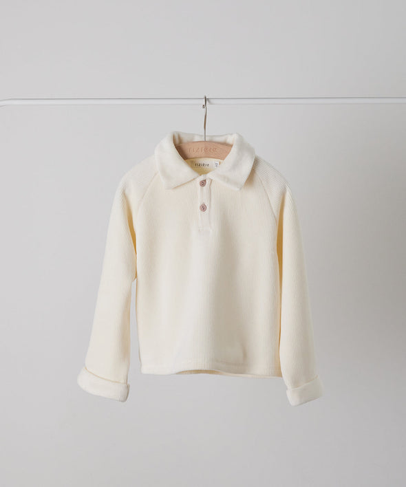 ふんわりあったかポロシャツ