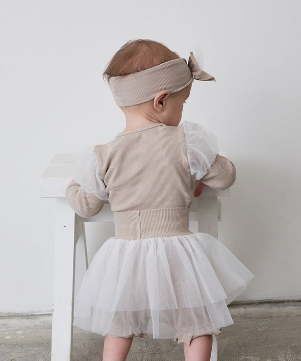 リブ&チュールベビー3点セット