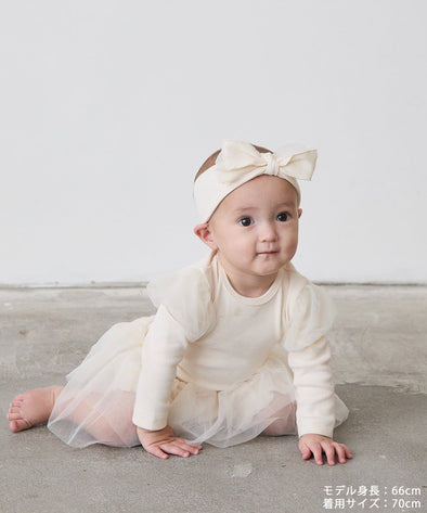 リブ&チュールベビー3点セット