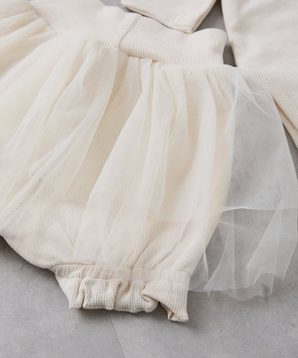 リブ&チュールベビー3点セット