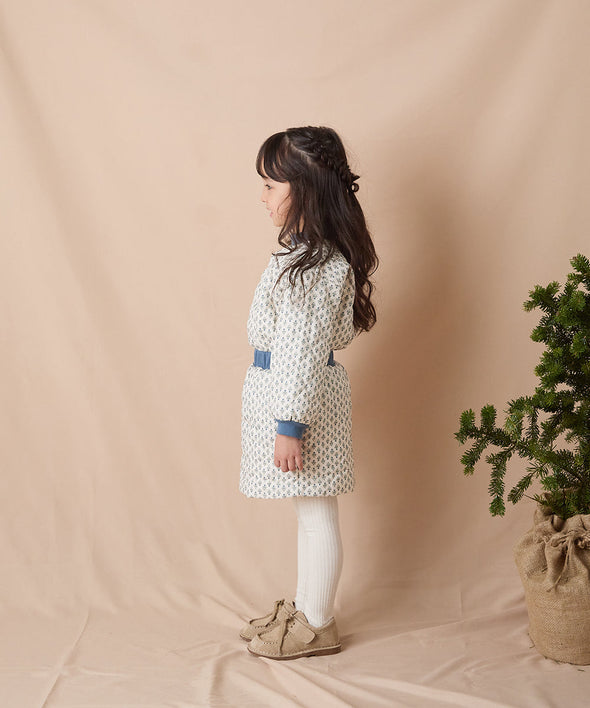 フラワープリントキルティングセットアップ