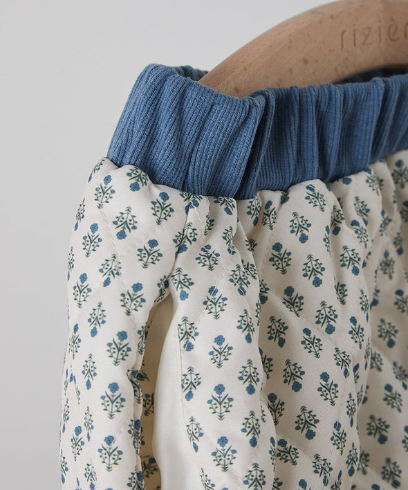 フラワープリントキルティングセットアップ