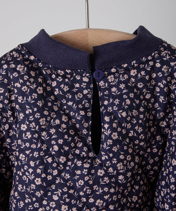 フラワープリントキルティングセットアップ