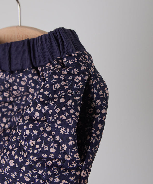 フラワープリントキルティングセットアップ