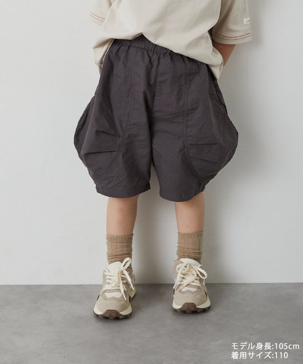 バルーン切り替えハーフパンツ