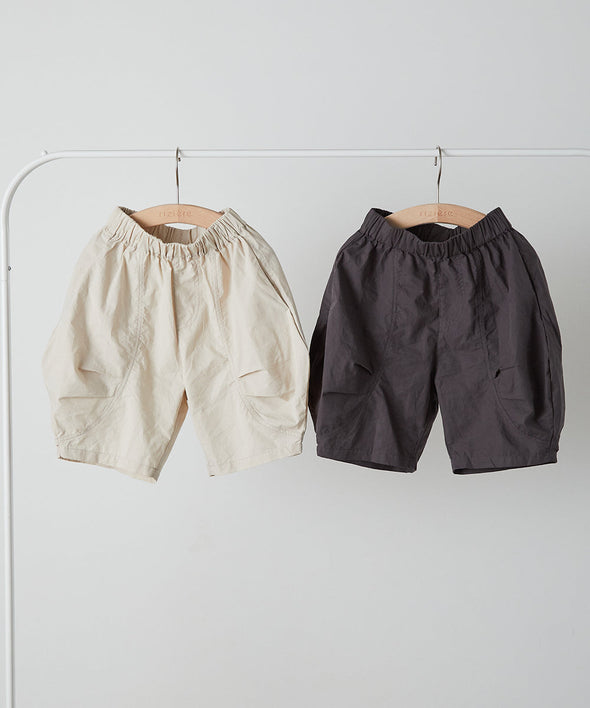 バルーン切り替えハーフパンツ