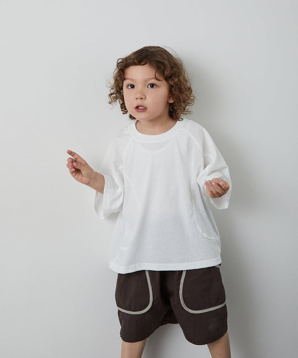 切り替えドルマンTシャツ