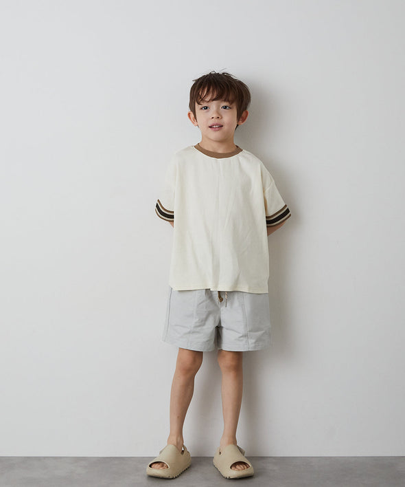 袖口ラインＴシャツ