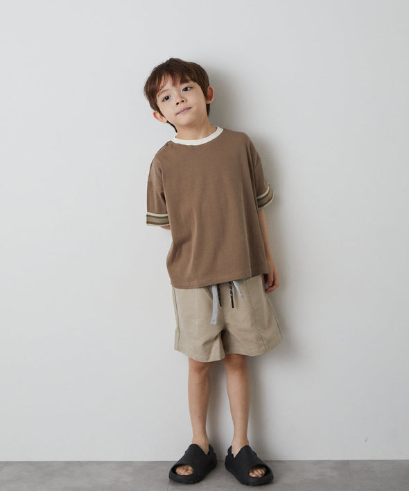 袖口ラインＴシャツ