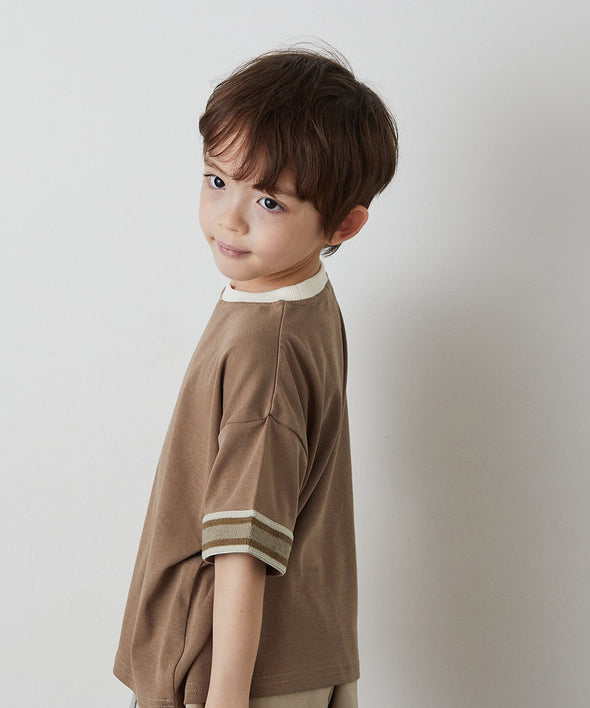 袖口ラインＴシャツ